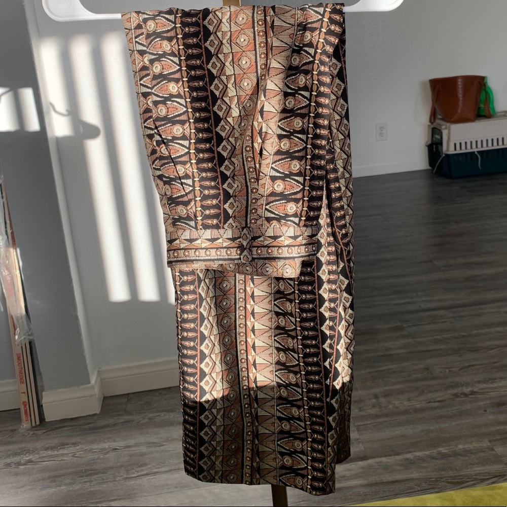 Grandpa print pants